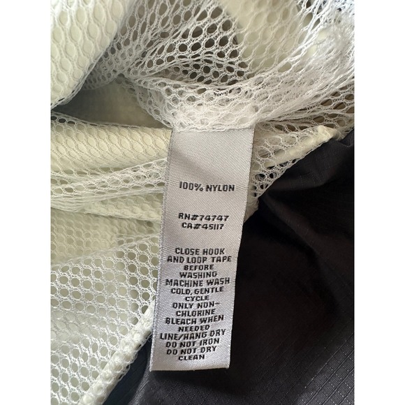 World Wide Sportsman Men's Large Green Ripstop Hooded Rain Jacket Windbreaker L - Picture 7 of 10